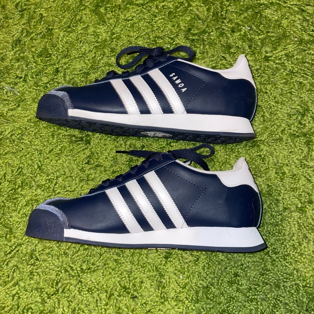 Adidas Samoa Navy and White